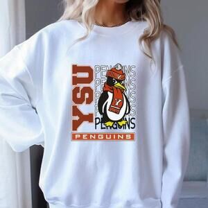 Youngstown State Penguins Mascot Graphic Vintage Sport Unisex Sweatshirt